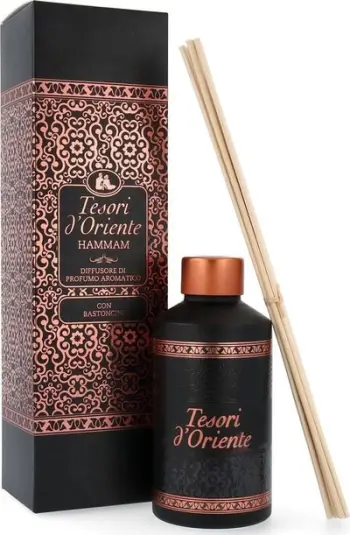 Set aromatizues ambienti Tesori d'Oriente Hammam, difuzor me shkopinj dhe spray, 200ml
