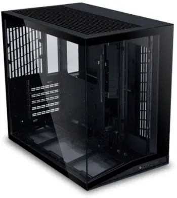 Kuti kompjuterike Lian Li O11 Dynamic Mini V2 Flow, mid tower kompakt, dhomë e dyfishtë, e zezë