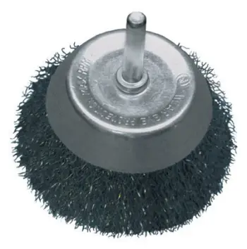 Furçë rrotulluese Abraboro End Wire Brush 50mm, diametër 50mm, bosht 6mm