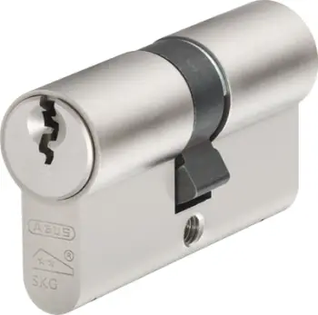 Cilindër dere ABUS 54175 E60NP Euro Double, 50mm x 50mm, Nickel Pearl
