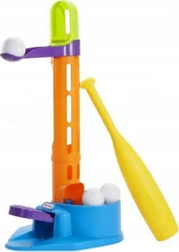Set bejzbolli për fëmijë Little Tikes 3 in 1 Triple Splash T Ball, me 3 topa