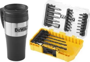 Set bitash dhe stërvitjesh DeWalt ToughCase, 25 copë, bisht hekzagonal