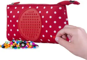 Kuti lapsash Cass Film Neoprene, me zinxhir, panel i kuq