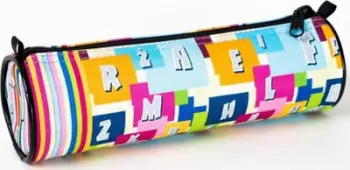 Kuti lapsash FANDY Pencil Case Roll Color Range 3, tekstil, me zinxhir, shumëngjyrëshe
