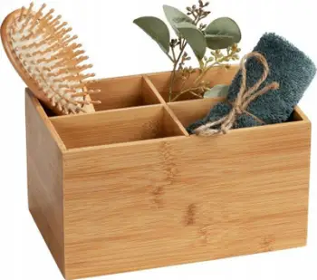 Kuti organizuese Terra Bamboo, 3 ndarje, bambu, kafe