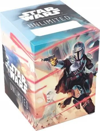 Kuti letrash Gamegenic Star Wars Unlimited Soft Crate, 60 letra double-sleeved, Mandalorian