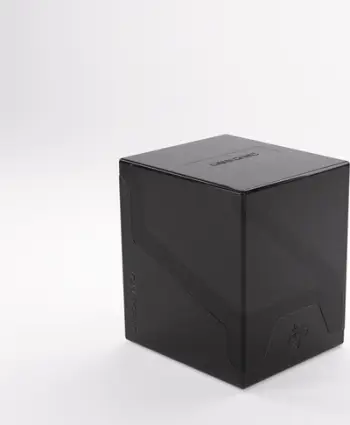 Kuti për letra Gamegenic Bastion 100+ XL Deck Box, kapacitet 100+ letra me mbrojtëse, e zezë