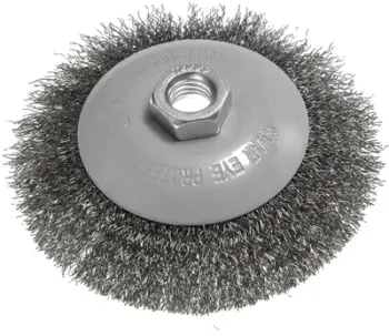Furçë teli për brusilice Graphite, 115 mm, tel i përdredhur çeliku, M14