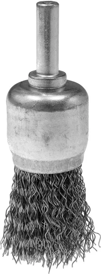 Furçë teli Graphite 24 mm, tel i përdredhur çeliku, bosht 6 mm