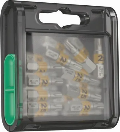 Set bitash Torx Wera Bit Box 20, T20, funksion mbajtës, 20 copë - 1