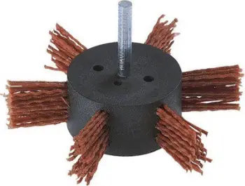 Furçë rrotulluese Wolfcraft FAN BRUSH WF1512000, 100 mm, tel najloni i trashë