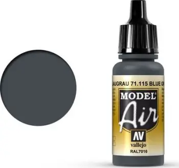 Ngjyrë akrilike Vallejo Model Air Blue Grey RAL7016, 17ml, matt, gri e errët