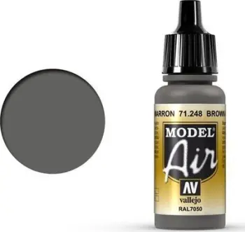 Ngjyrë akrilike Vallejo Model Air Brown Grey, 17ml, mat