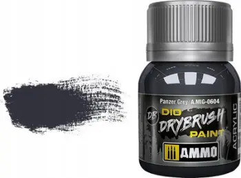 Ngjyrë modelimi Mig Ammo 0604 Dio Drybrush, Panzer Grey, 40ml
