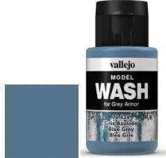 Ngjyrë larëse akrilike Vallejo Model Wash 76524 Blue Grey, 35 ml, blu gri
