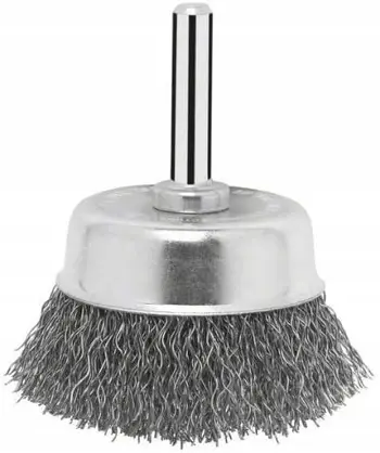 Furçë teli kupolë Bosch 2607017124, diametër 50mm, për pastrim çeliku, metalike