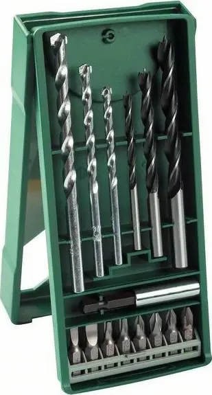 Set burgi dhe bitash Bosch Mini X Line, 15 copë