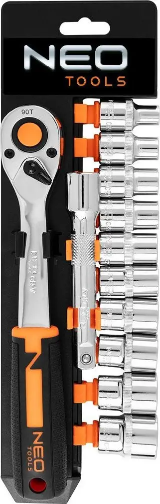 Set çelësa goditës Neo 10-030, 1/2", 12 copë