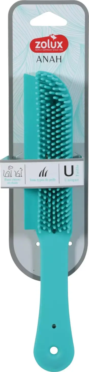 Furçë tekstili për mace Zolux, largon qimet, ergonomike