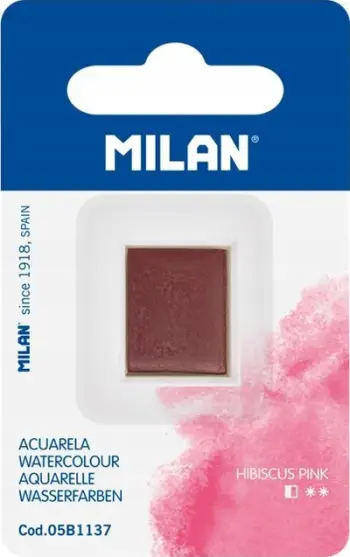 Ngjyrë uji MILAN Pink Camellia, pan i vogël, rozë