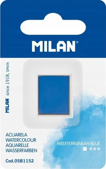 Ngjyrë uji MILAN, kub akvareli Sea Blue, blu