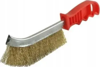 Furçë teli për pastrim SILVER Brass, dorezë plastike ergonomike