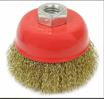 Furçë teli Silver BRUSH 75 END M14, 75mm, për punë të rënda, argjend