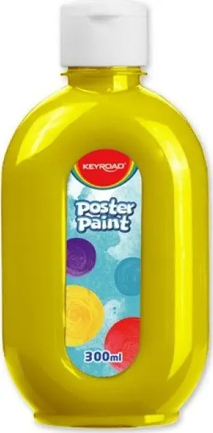 Ngjyrë pllakate Keyroad Color DIY, 300ml, shishe, e verdhë