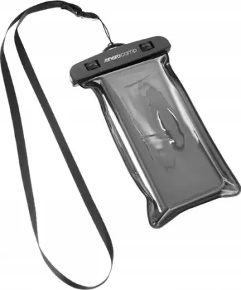 Kuti mbrojtëse telefon për ujë, për IKU A10S, me rrip varëse, transparente