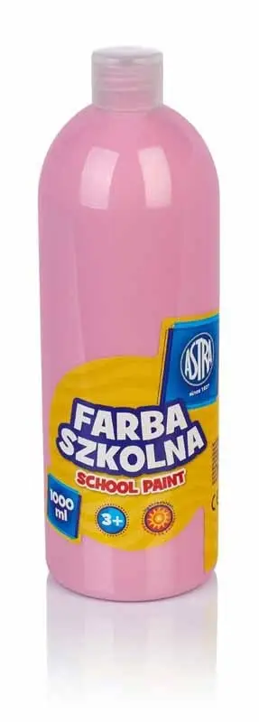 Ngjyrë pllakati Astra, 1000 ml, rozë e çelët
