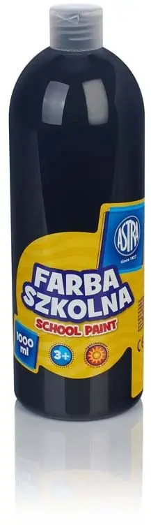 Ngjyrë uji Astra School, 1L, për shkollë, e zezë