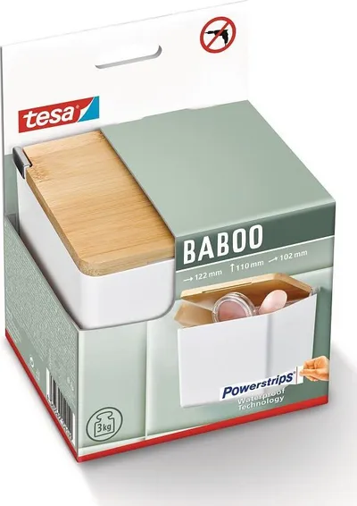 Kuti muri për banjo Tesa Baboo, e vogël, plastike, e bardhë - 3