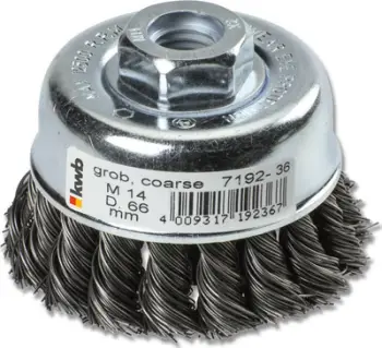 Furçë teli për pastrim ndryshku Kwb 719236 AGGRESSO FLEX, 66mm, fije M14