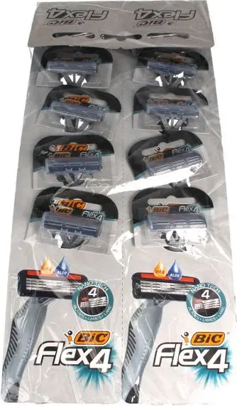 Set brisqe rroje Bic Flex4, 10 copë