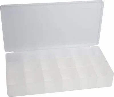 Kuti organizuese InLine Spice Container 43009E, 18 ndarje, plastike, transparente - 1