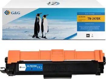 Toner G&amp;G Brother TN247BK, 3000 faqe, i zi