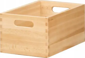 Kuti organizuese Zeller, dru masiv, 15 x 30 x 20 cm, natyrale