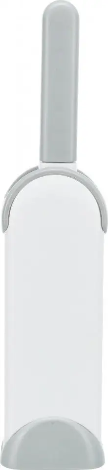 Furkë për qime kafshësh Trixie Hair Collection, me bazë pastrimi, 33 cm, e bardhë gri