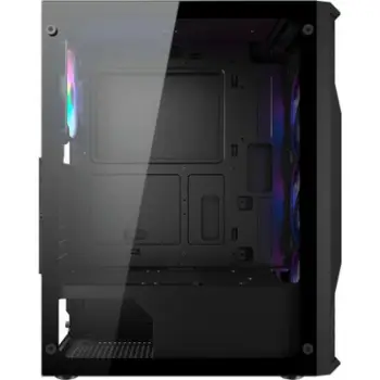 Kuti PC Cougar MX110 RGB, Mid Tower ATX, panel xhami, e zezë