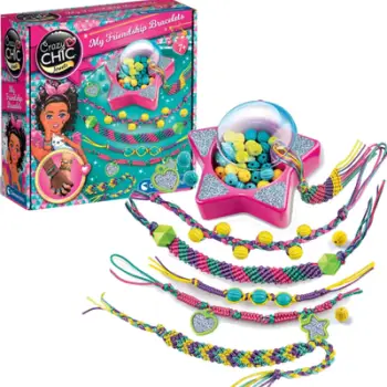 Set byzylykësh miqësie Clementoni Crazy Chic 18769, për fëmijë, shumëngjyrësh