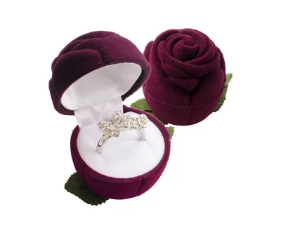 Kuti për dhuratë JK Box Rose FU-62B/A10, e kuqe e errët/ e gjelbër - 1