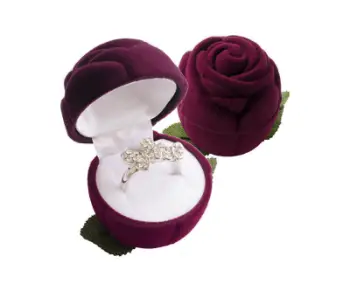 Kuti për dhuratë JK Box Rose FU-62B/A10, e kuqe e errët/ e gjelbër