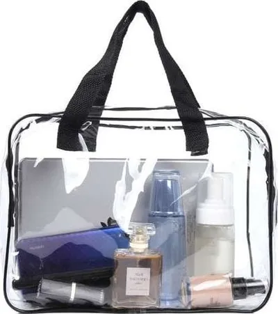Set çantash organizuese Transparent Necessities, 3 pjesë, PVC, transparente - 2