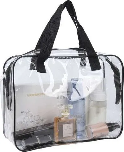 Set çantash organizuese Transparent Necessities, 3 pjesë, PVC, transparente - 3