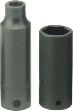 Çorape goditse Teng Tools 6-këndor, 3/8", 10mm e gjatë, e zezë