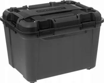 Kuti plastike me rrota 5five BUNKER+ 160L, me kapak, e zezë