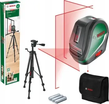Nivel lazer kryq Bosch UniversalLevel 3, me tripod, set, jeshil