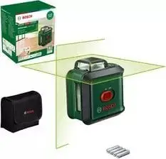 Nivel lazer Bosch UniversalLevel 360, vetë-rregullues, lazer jeshil