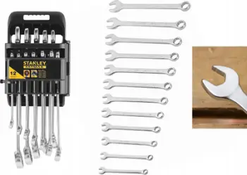 Set çelësa kombinim Stanley FMMT82, 12 copë, 8-19 mm, metal i qëndrueshëm