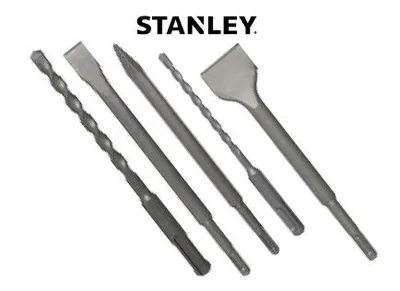 Set daltash dhe stërvitjesh SDS Plus Stanley STA54400, 5 copë - 1